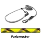 Preview: EASYLONG Hundeleine TWIST - L - 2,5m - gelber Python